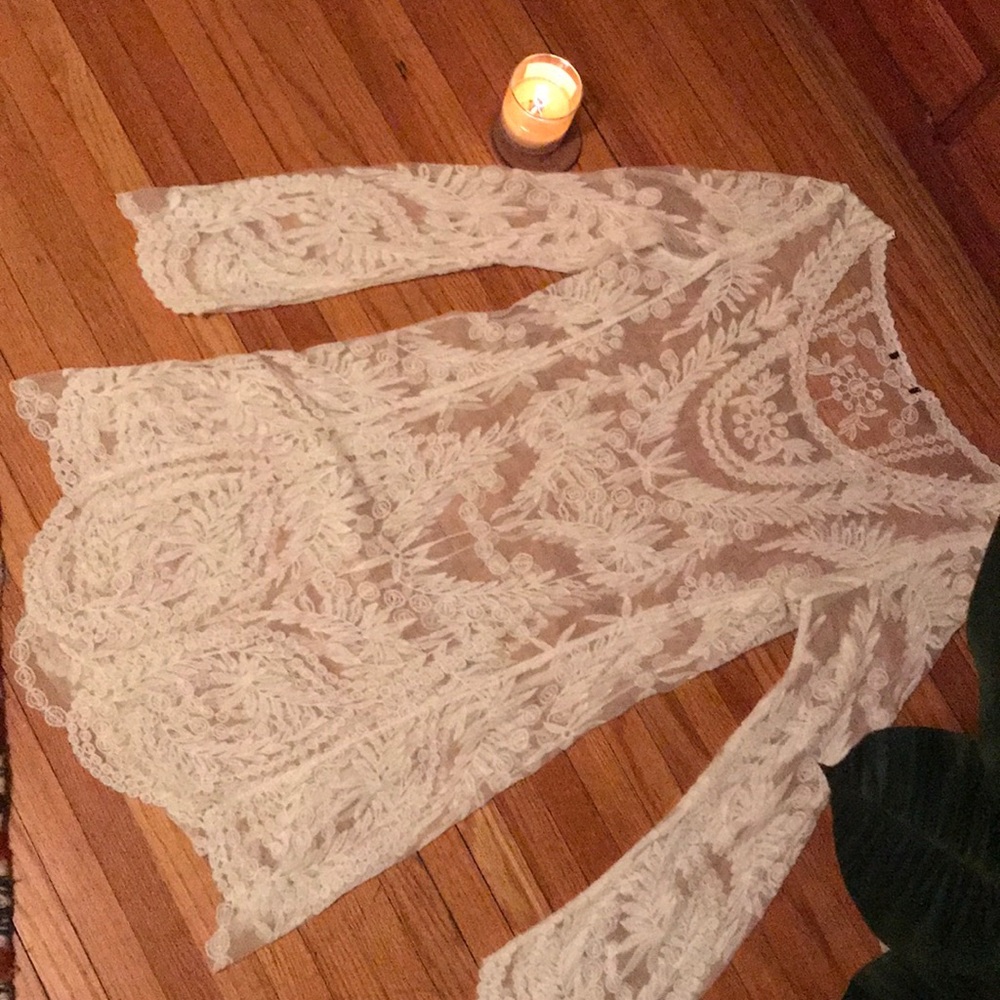 Off white lace dress